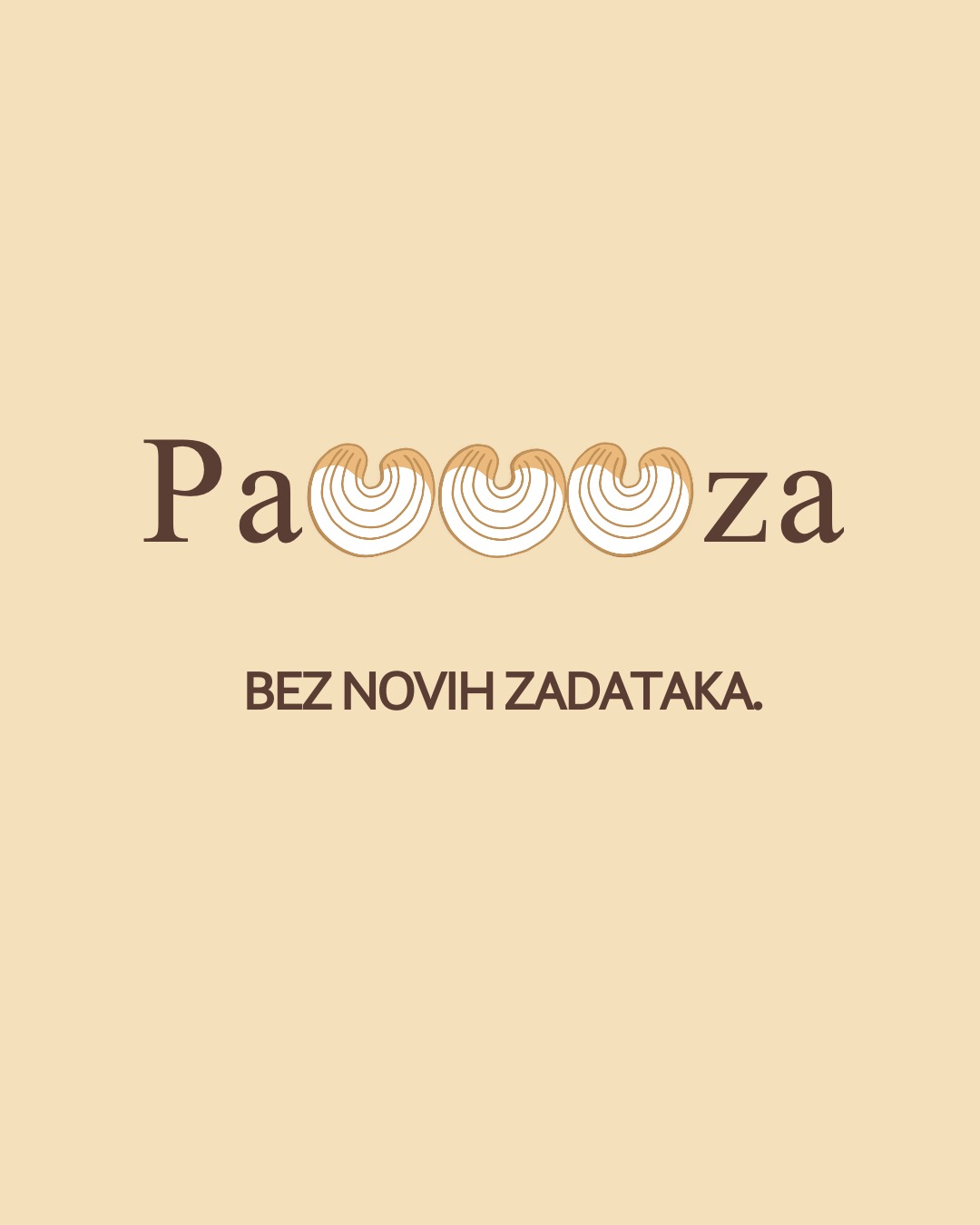 Uz orah kiflice, tih nekoliko minuta ostaje samo za pauzu. 🌰