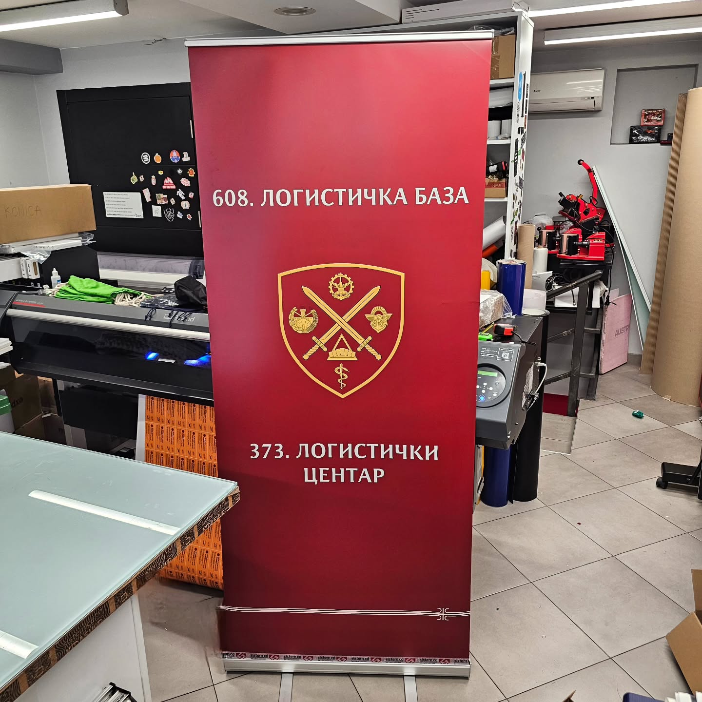 Štampa Roll Up banera sa mehanizmom