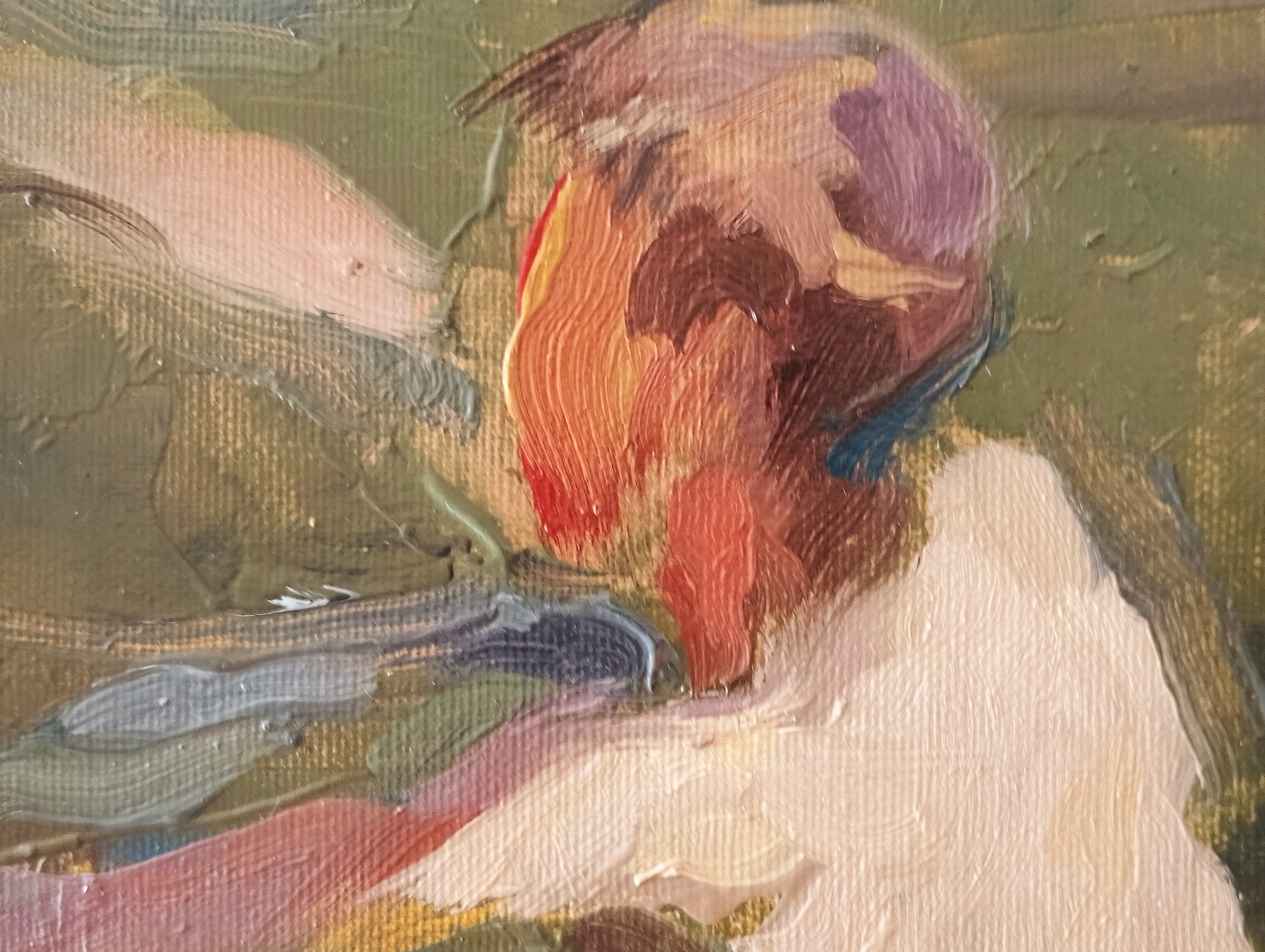 "Nadadores" oil on linen copy #art #sorolla #copy #artist #ivosirakov #oilpaintings