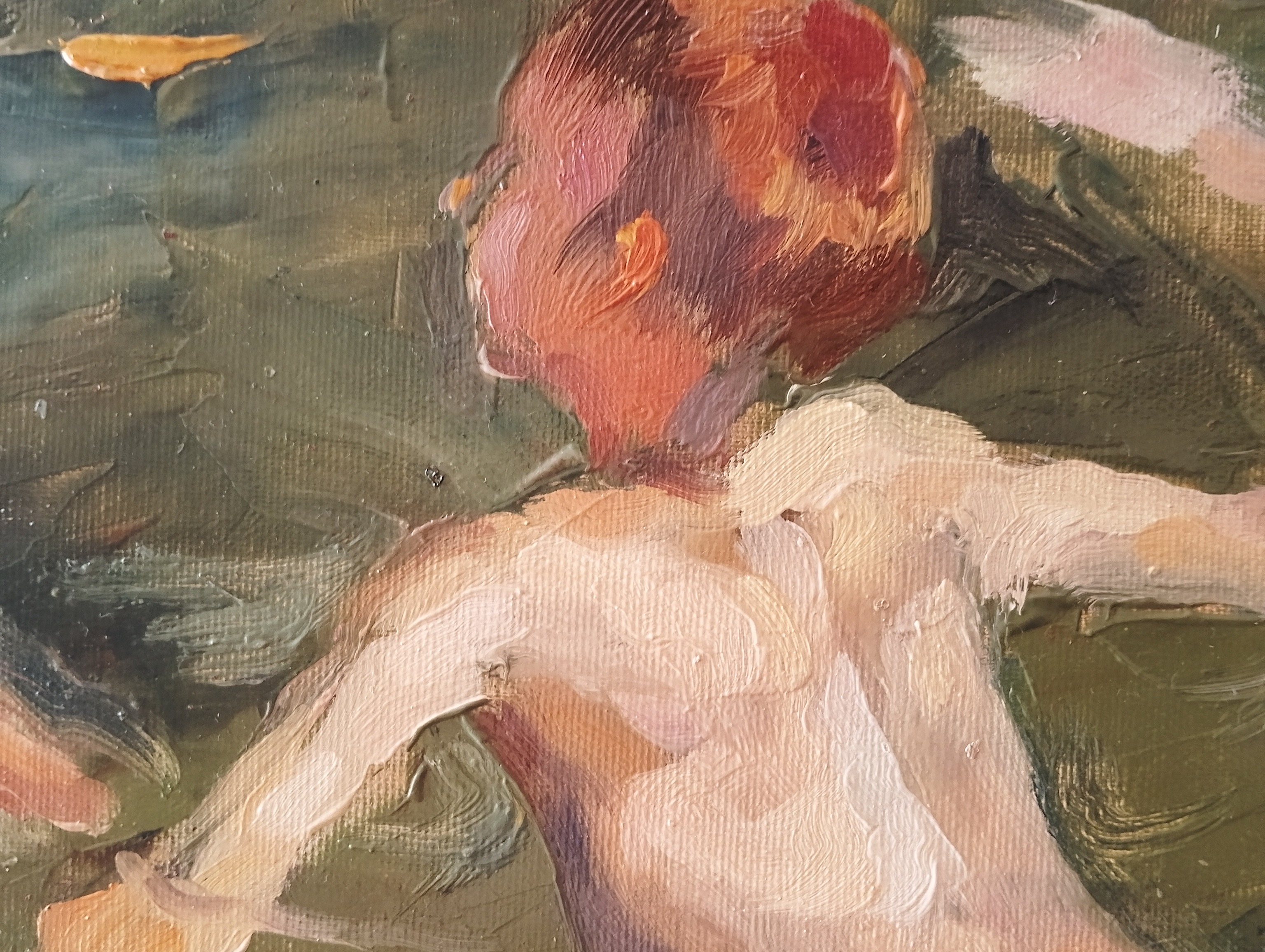 "Nadadores" oil on linen copy #art #sorolla #copy #artist #ivosirakov #oilpaintings