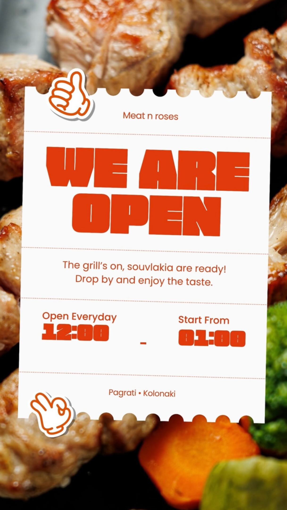 ..και λίγα λέμε !!! 😜
.
.
#meatnroses #meat #souvlaki