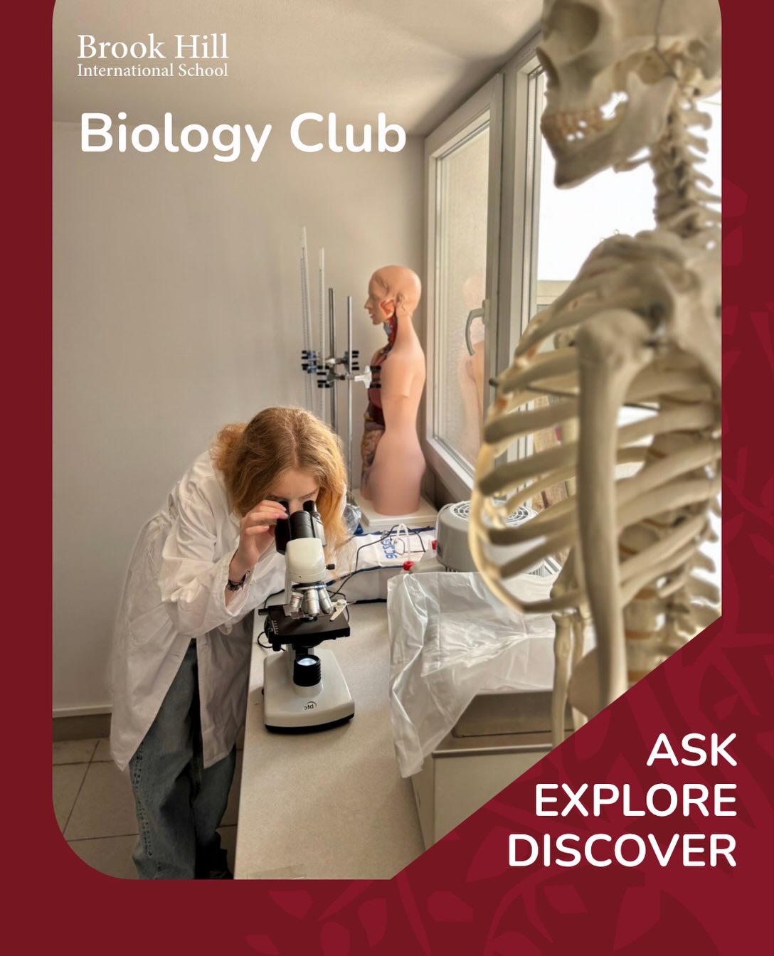 🧬 From classroom theory to hands-on discovery.
Last week in Biology Club, our students isolated DNA from a banana, putting their scientific knowledge into practice and seeing the process for themselves.
At Brook Hill, we encourage students to question, investigate and learn by doing - a key part of the Cambridge approach to education.
#BrookHill #CambridgeSchool #BiologyClub #CambridgeEducation #LearningByDoing